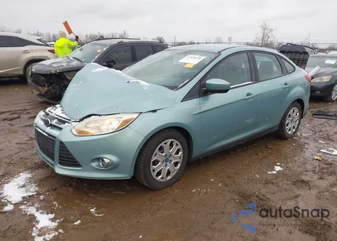 2012 Ford Focus Se z USA, uszkodzony, nr VIN 1FAHP3F25CL233521